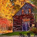 Barn full of fall color